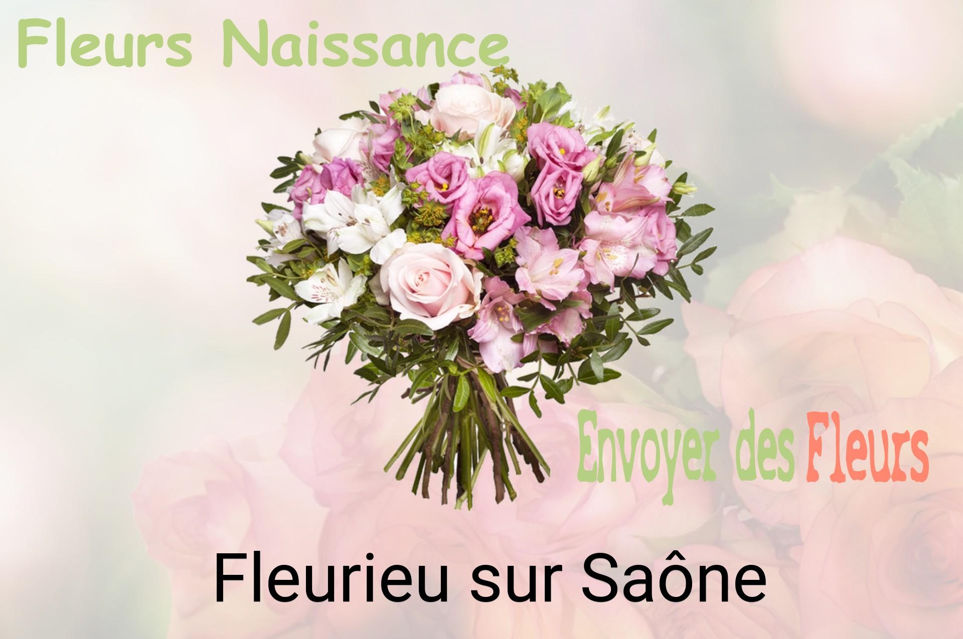 Bouquet de fleurs de naissance livré à Fleurieu-sur-Saône